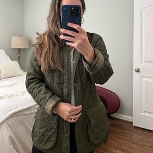 Barbour Beadnell Polarquilt- Olive